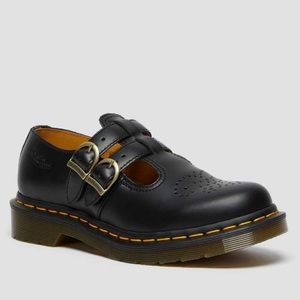 Dr Martens 8065 Mary Janes Double Buckles Leather